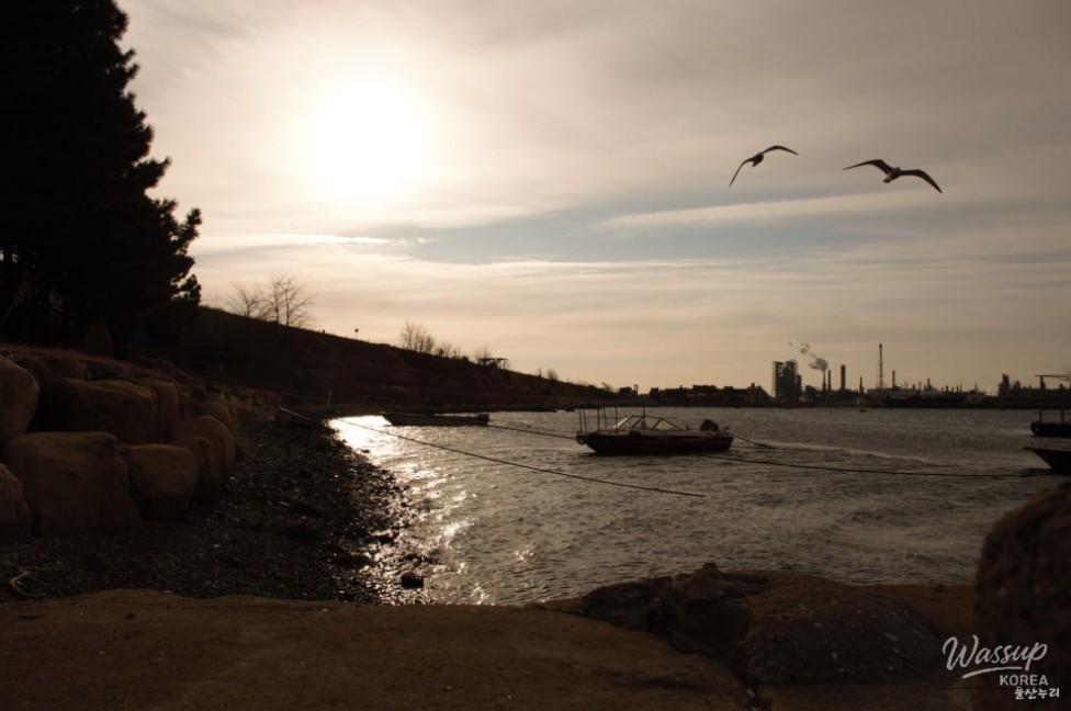 Walking path and resting area near Cheoyongam in Ulsan