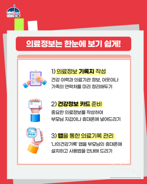 Emergency response system connecting medical information to 119 services