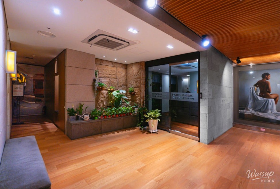 Korean comfort food served at the restaurant inside Primasauna Cheongdam