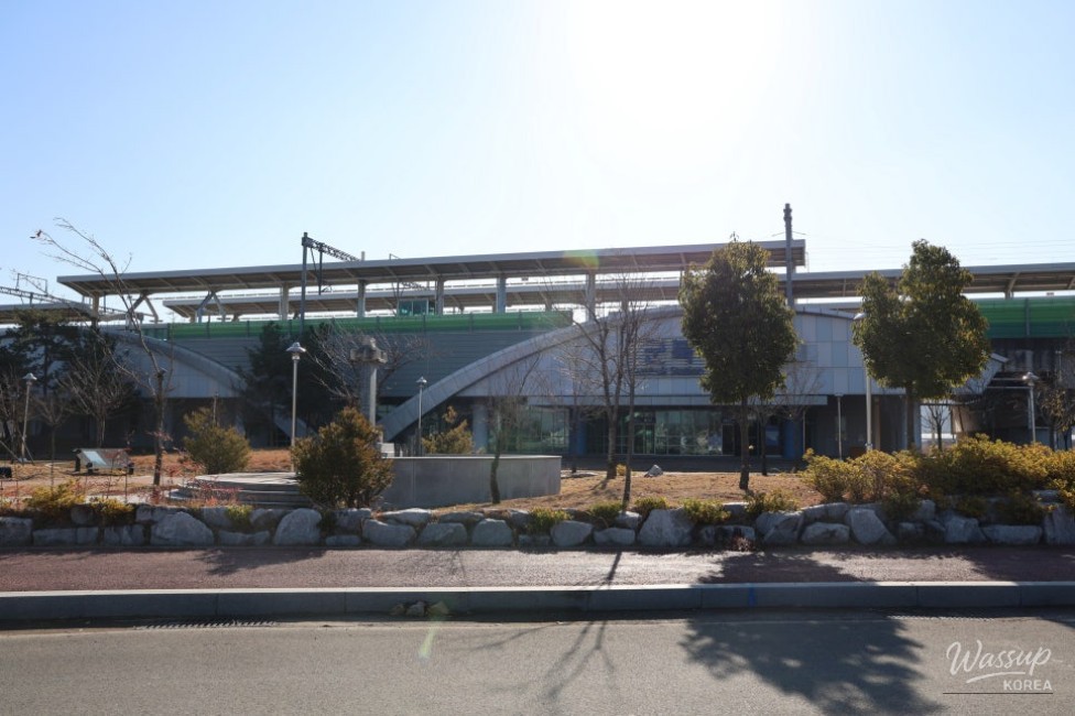 Gunbuk Yeonin Independence Park located at the former site of Gunbuk Station