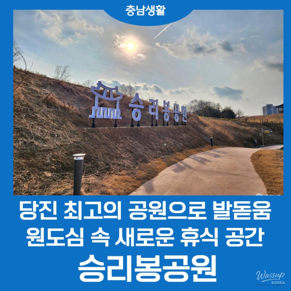 Overview of Victory Park as a regenerated green space in Dangjin’s old city center