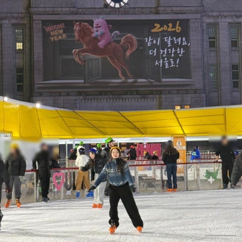 Visit to Seoul Plaza Ice Skating Rink_01