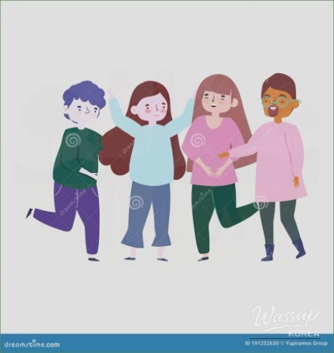 Comfortable seating and simple design creating a welcoming space for friends in Yeonnam-dong