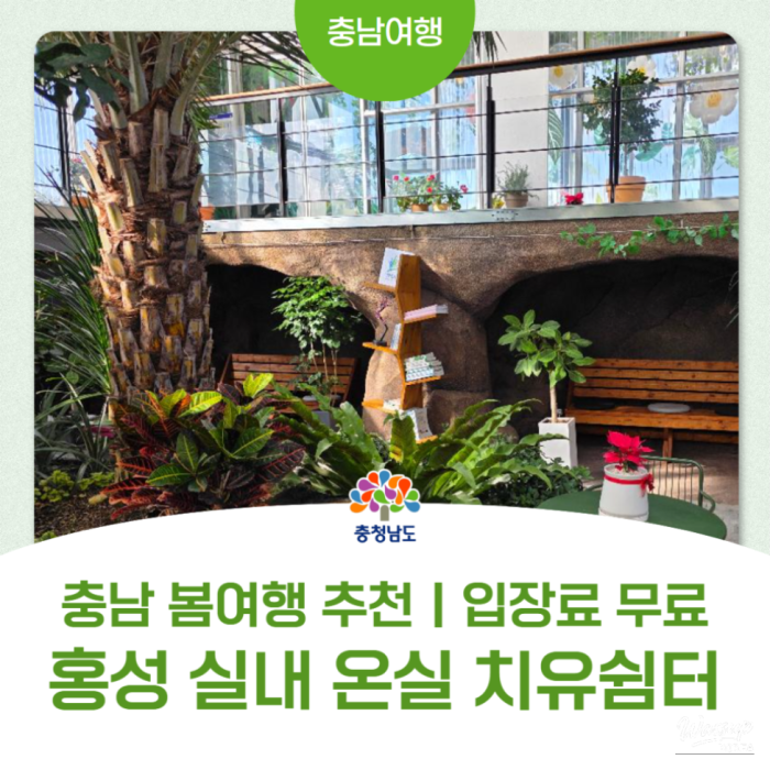 Spring Travel Recommendation in Chungnam: Free Admission Healing Greenhouse in Hongseong2410