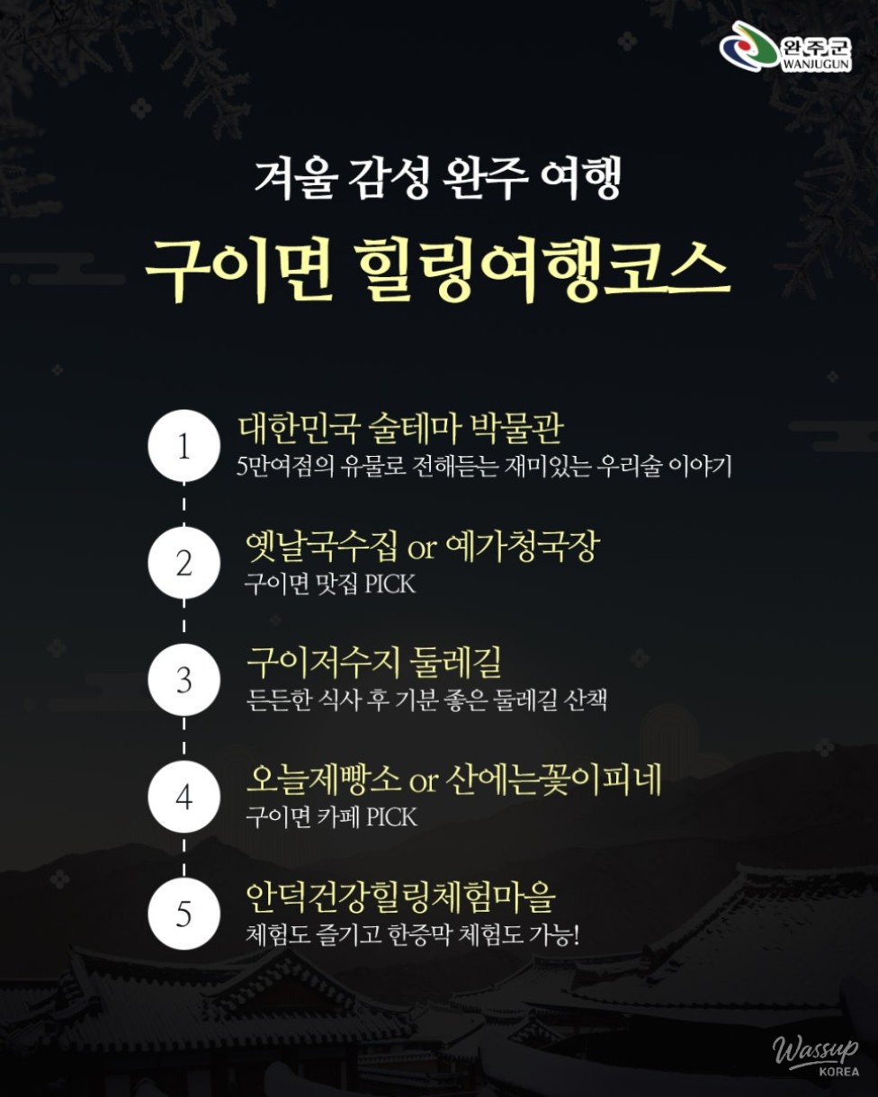 Winter Healing Journey in Wanju, Guieum_02