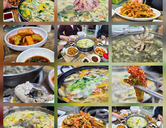 Discovering Daesung Seafood Kalguksu in Anseompo Port float