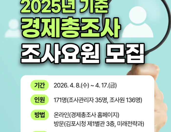 Recruitment for Economic Census Enumerators in 2025 float