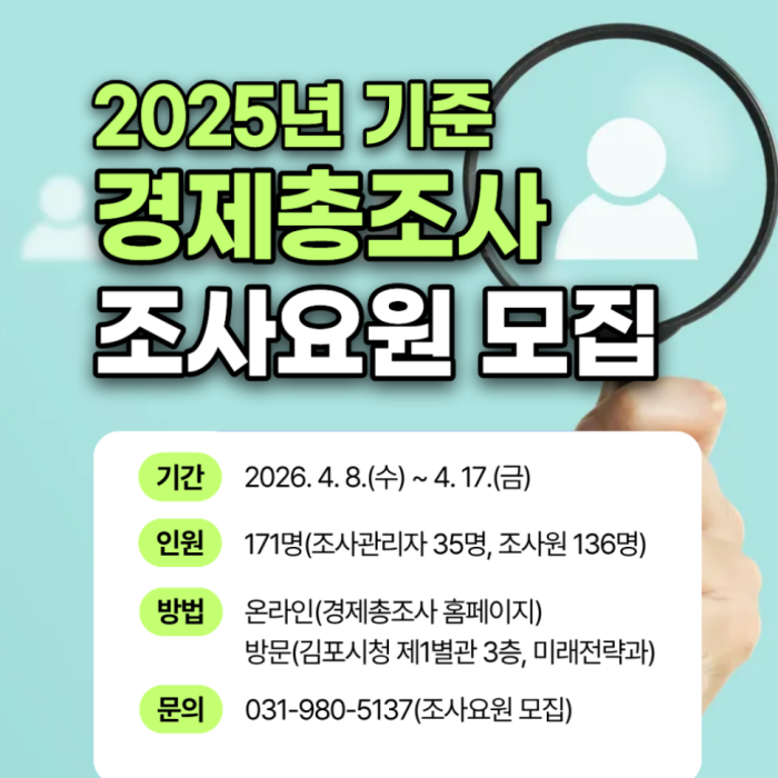 Recruitment for Economic Census Enumerators in 20251060