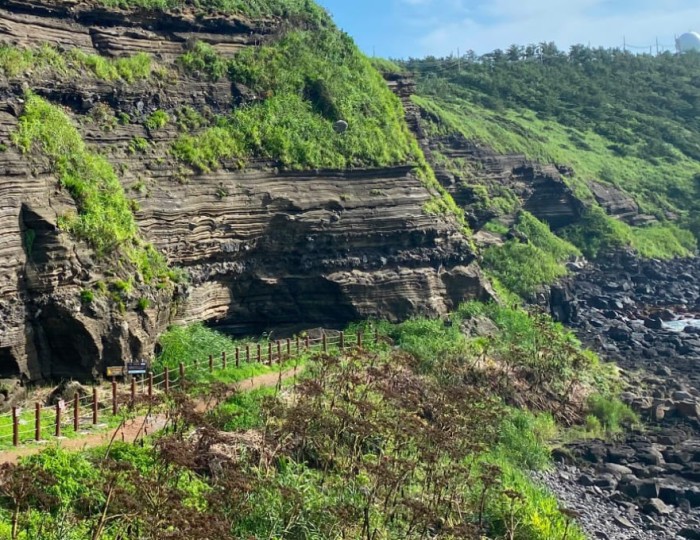 Discovering the Charm of Jeju's Suwolbong Geosite Trail float