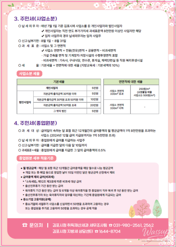 Guide to Local Taxes for Corporations in Gimpo City_03