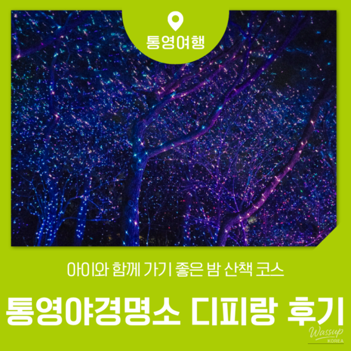 Exploring the Night Views of Tongyeong: A Family-Friendly Experience at Diphirang2101