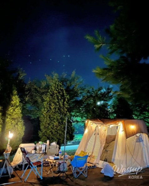 Spring Camping at Yanggu Humanities Village Campground_04