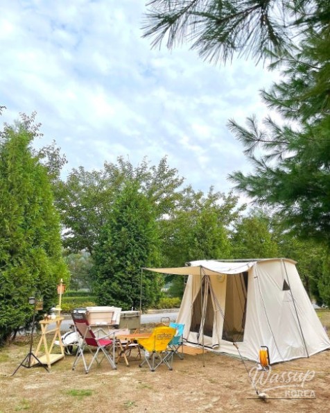 Spring Camping at Yanggu Humanities Village Campground_03