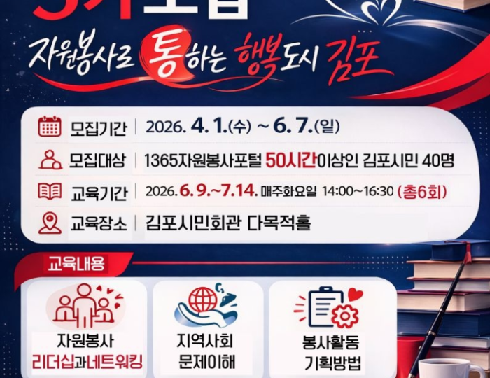 Join the 5th Class of Gimpo City Volunteer University! float