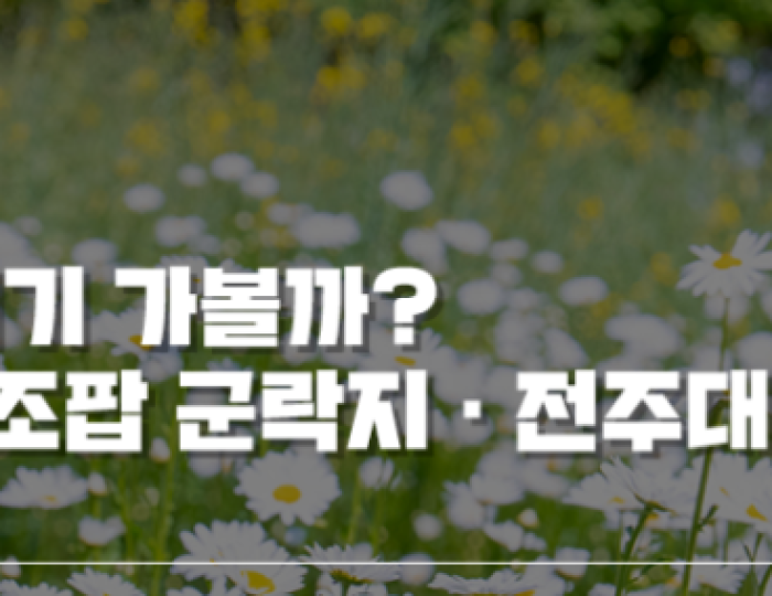 Spring Flower Viewing Spots in Jeonju float