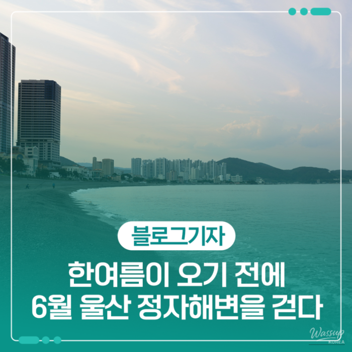 A Tranquil Visit to Ulsan's Jeongja Beach in Early Summer2017