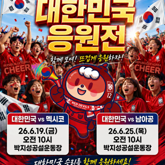 Support the Korean National Team at the 2026 North and Central America World Cup!1372
