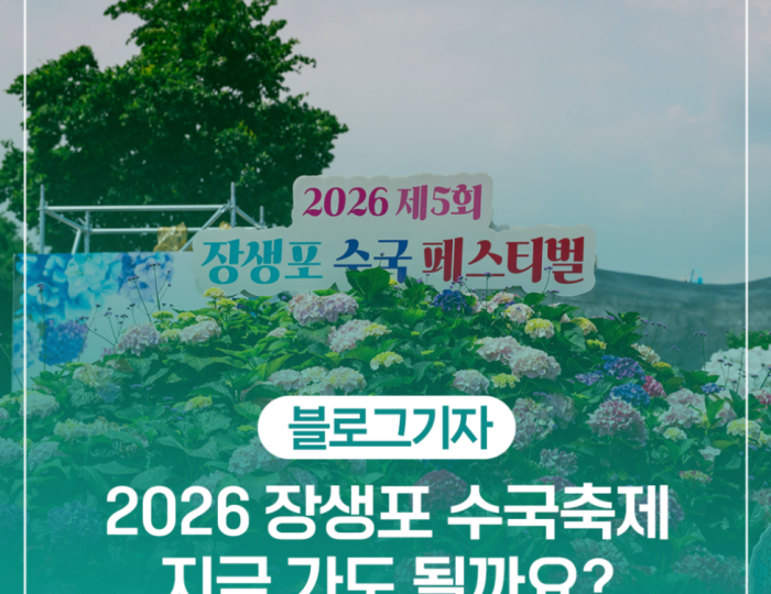 Visit to the Jangsaengpo Hydrangea Festival float