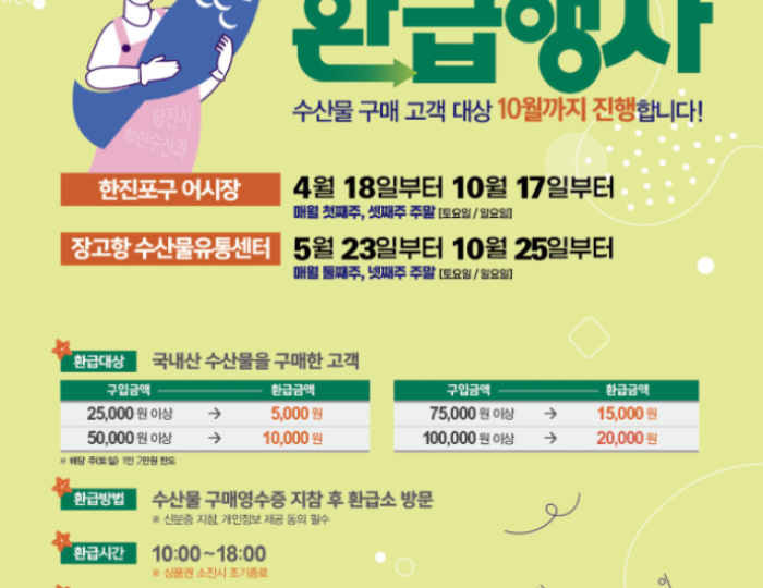 Exciting News for Dangjin Residents: Seafood Purchase Refund Event float