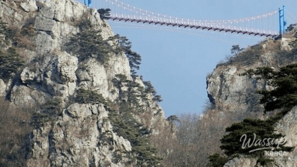 Experience the Thrill of Baekasan Sky Bridge in South Korea_03