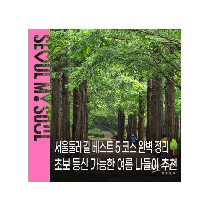 Top 5 Summer Hiking Trails in Seoul1514