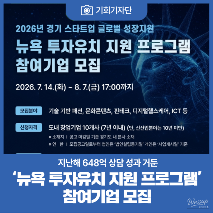 2026 New York Investment Attraction Support Program for Startups2265