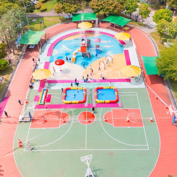 Enjoying Summer Fun at Dangjin Sports Complex Water Playground4870