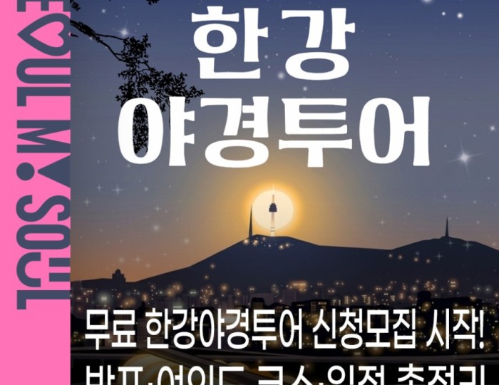 Seoul Han River Night Tour float