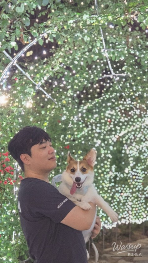Enjoying the Night View and Music Fountain in Iksan_05