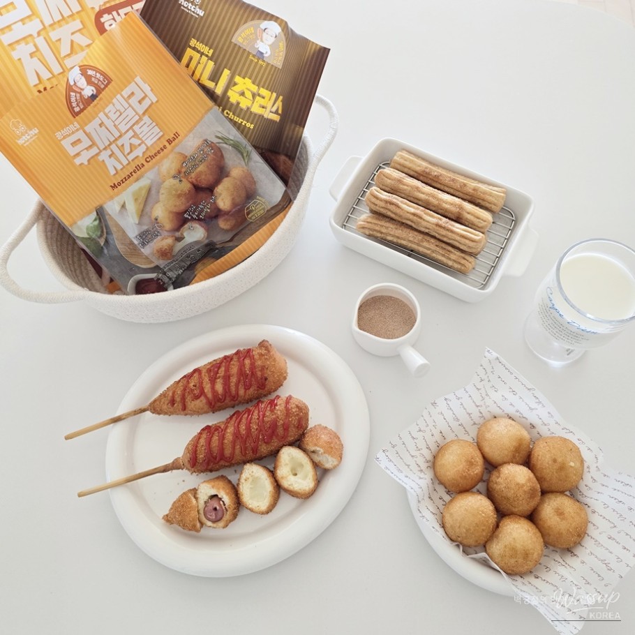 Recommended Snacks for Kids: Okdu Food's Mozzarella Hot Dog, Cheese Balls, and Churros_02