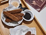 Delicious Late Night Snack: Real Chocolate Churros