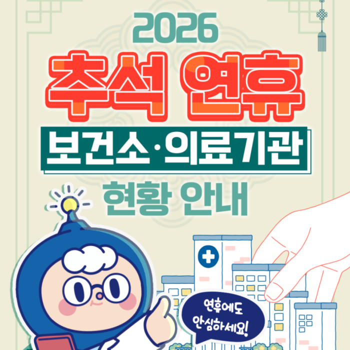2026 Chuseok Holiday Health Center and Medical Institution Information