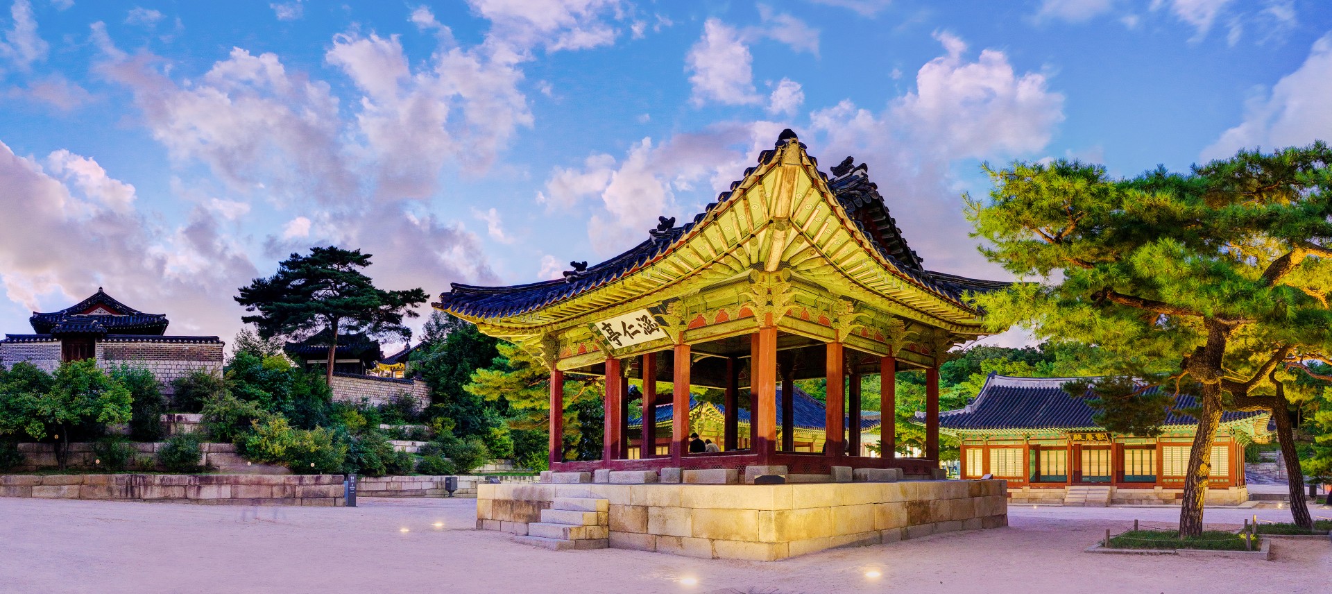 The exotic white architecture of the Grand Greenhouse at Changgyeonggung Palace