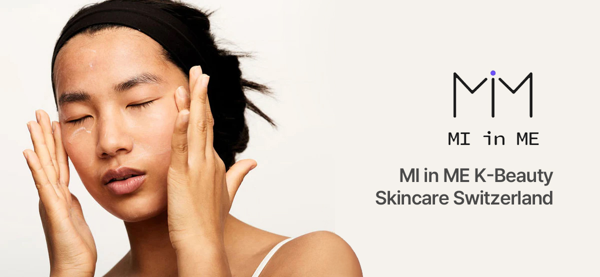 K-Beauty lifestyle scene in Switzerland highlighting Korean skincare routines