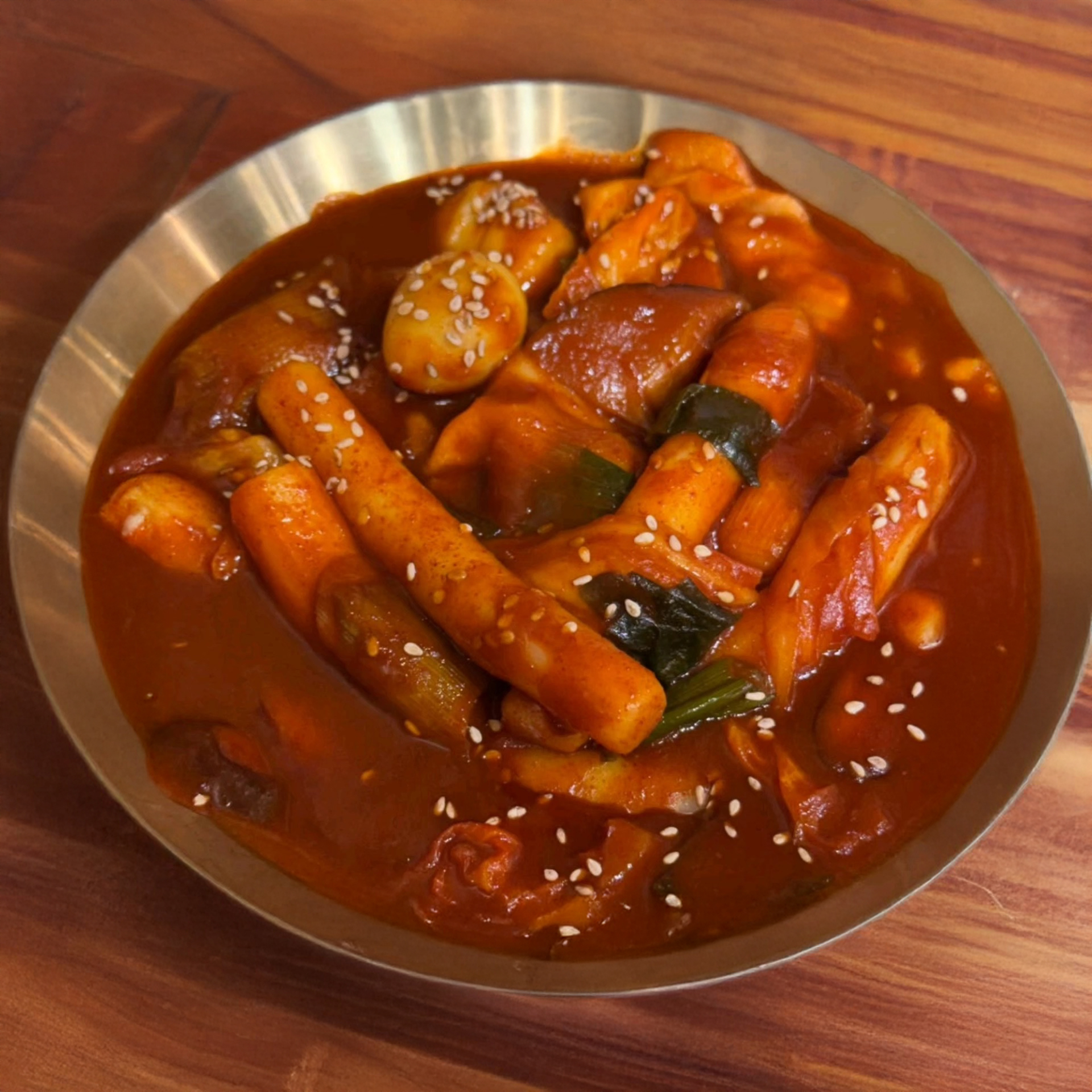 Traditional bingsu bowl preparation at the red bean specialty shop