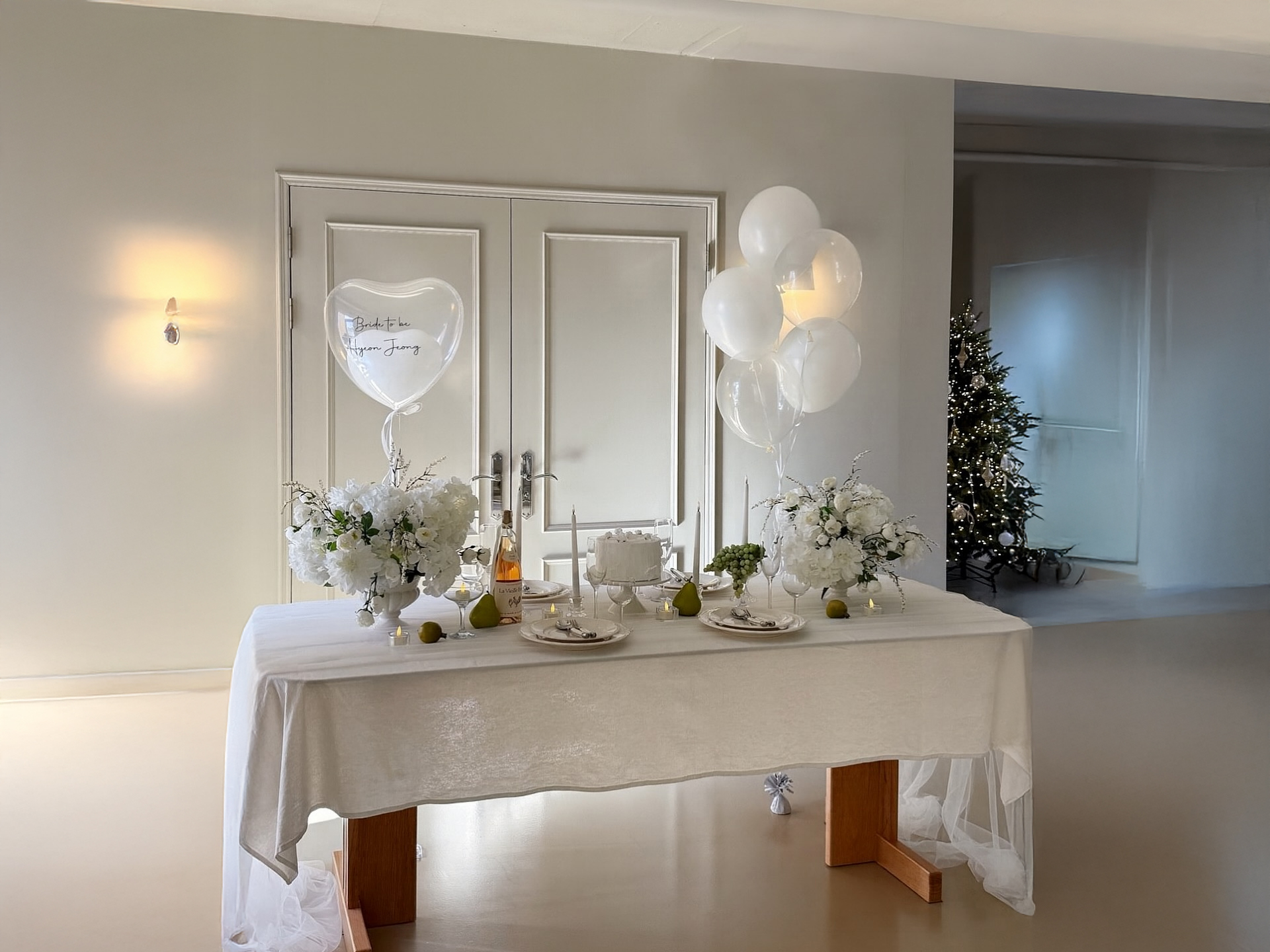 Mood Oasis Yeonnam studio setup for bridal shower