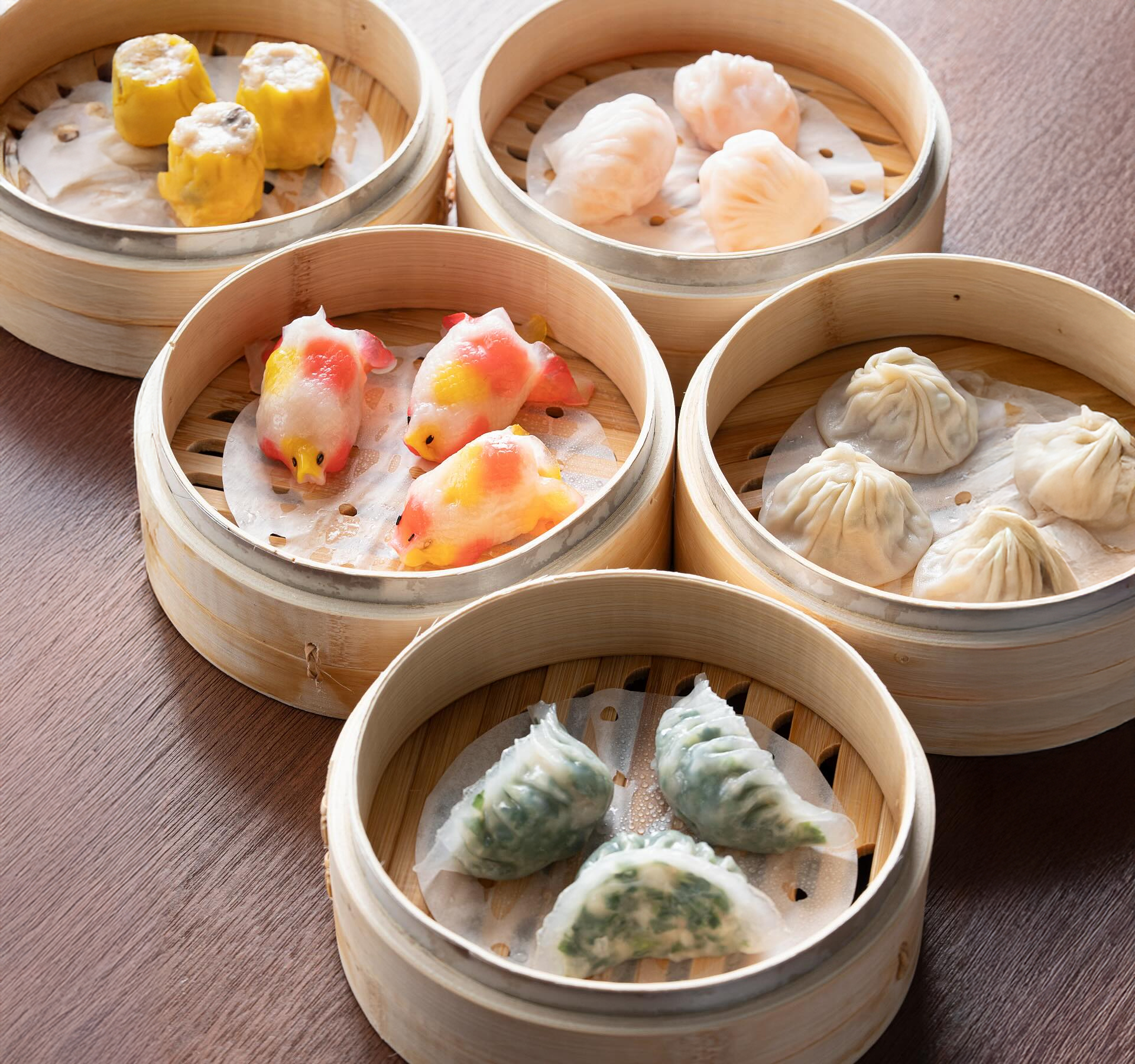 Clean and inviting exterior of Goldfish Dim Sum near Apgujeong Rodeo Station