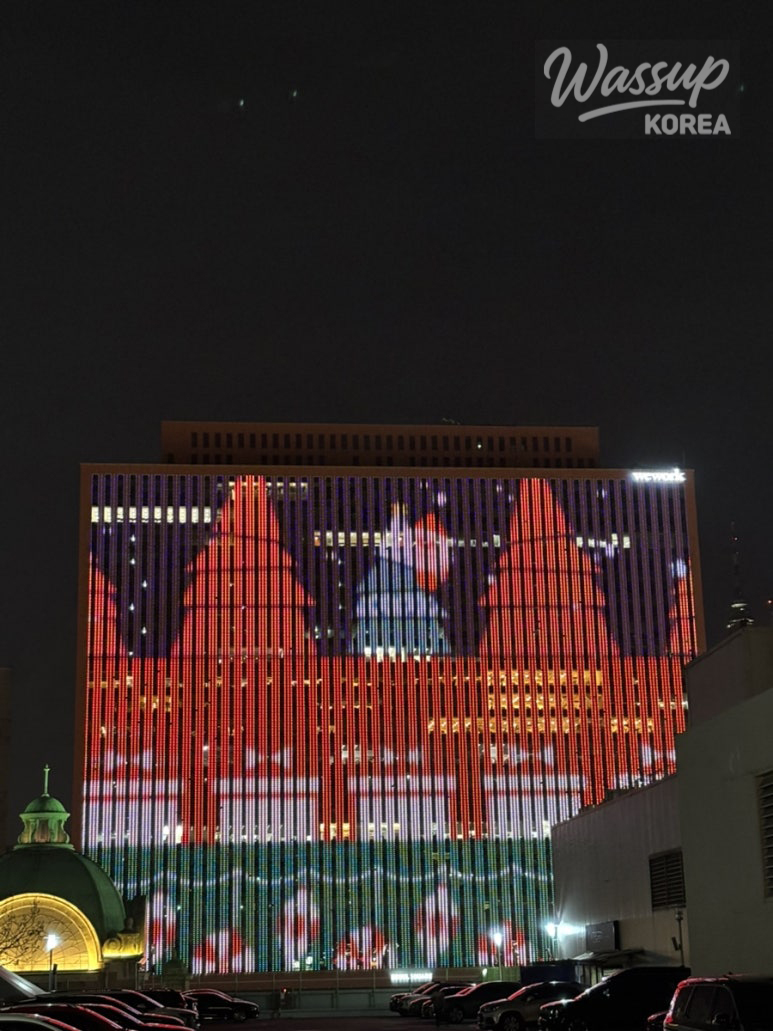 Additional night scenery around Seoul Station