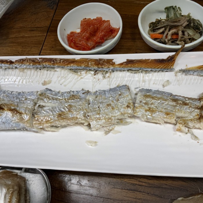 Braised hairtail restaurant in Seogwipo Olle Market Jeju