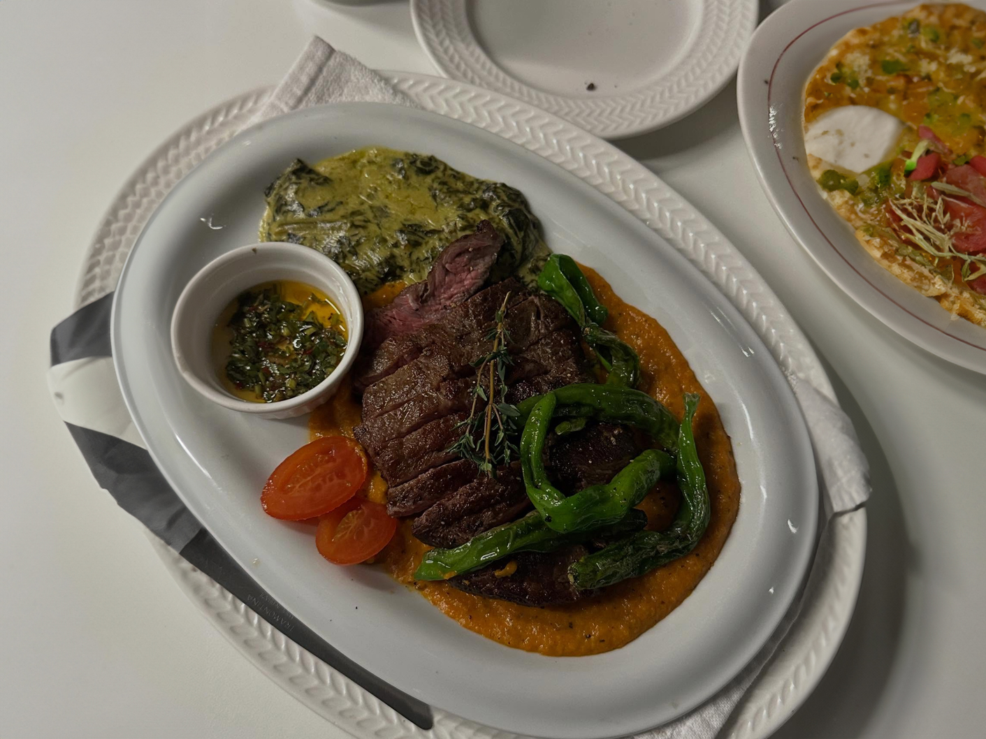 Christmas course menu dishes served at Soon brunch cafe