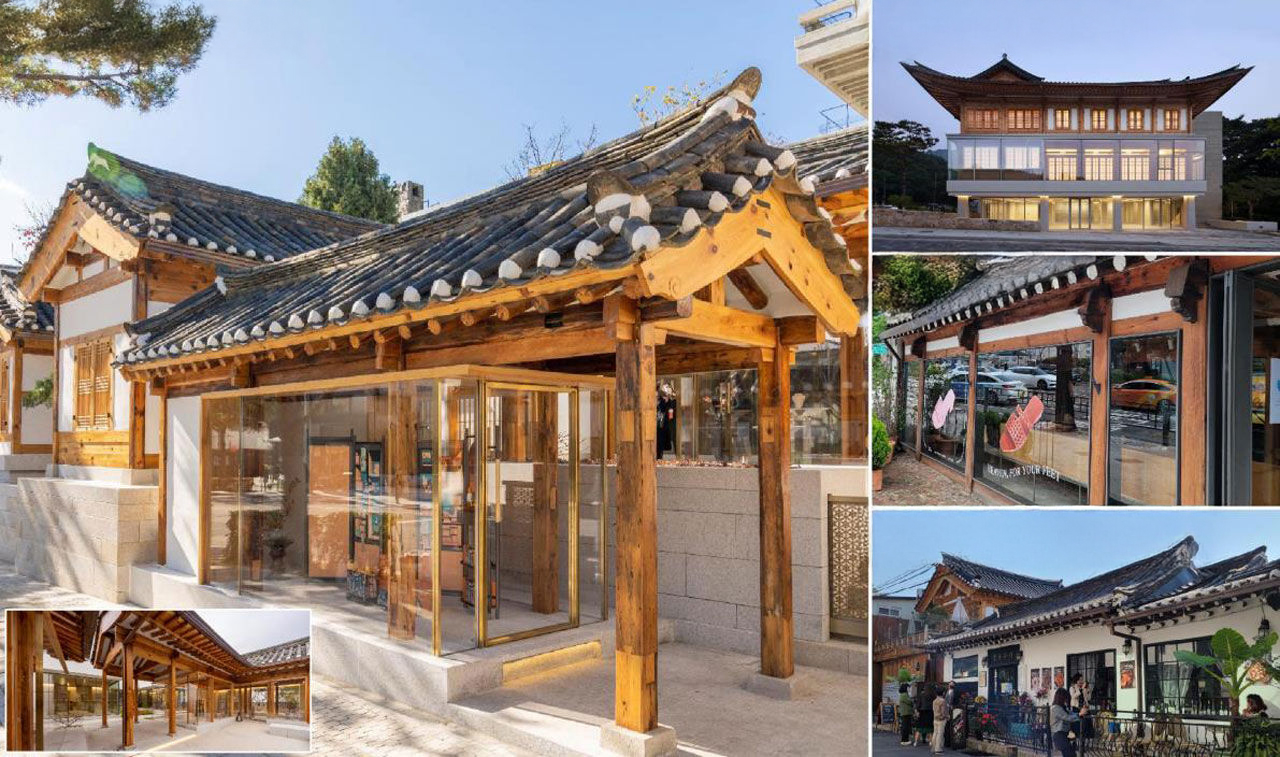 Public hanok housing exterior view related to SH announcement