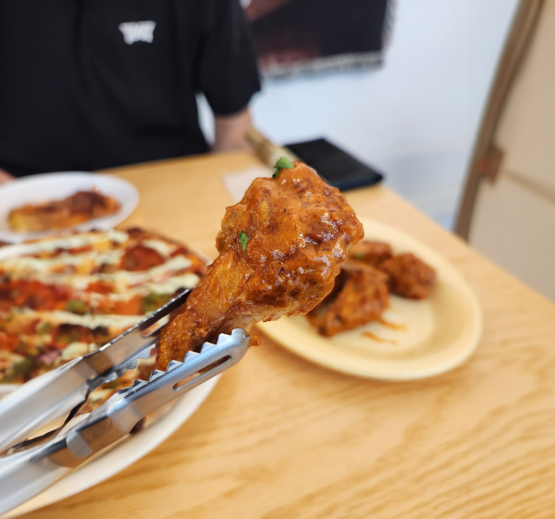 Colorful exterior of Dough Stand pizza shop in Samdeok-dong Daegu