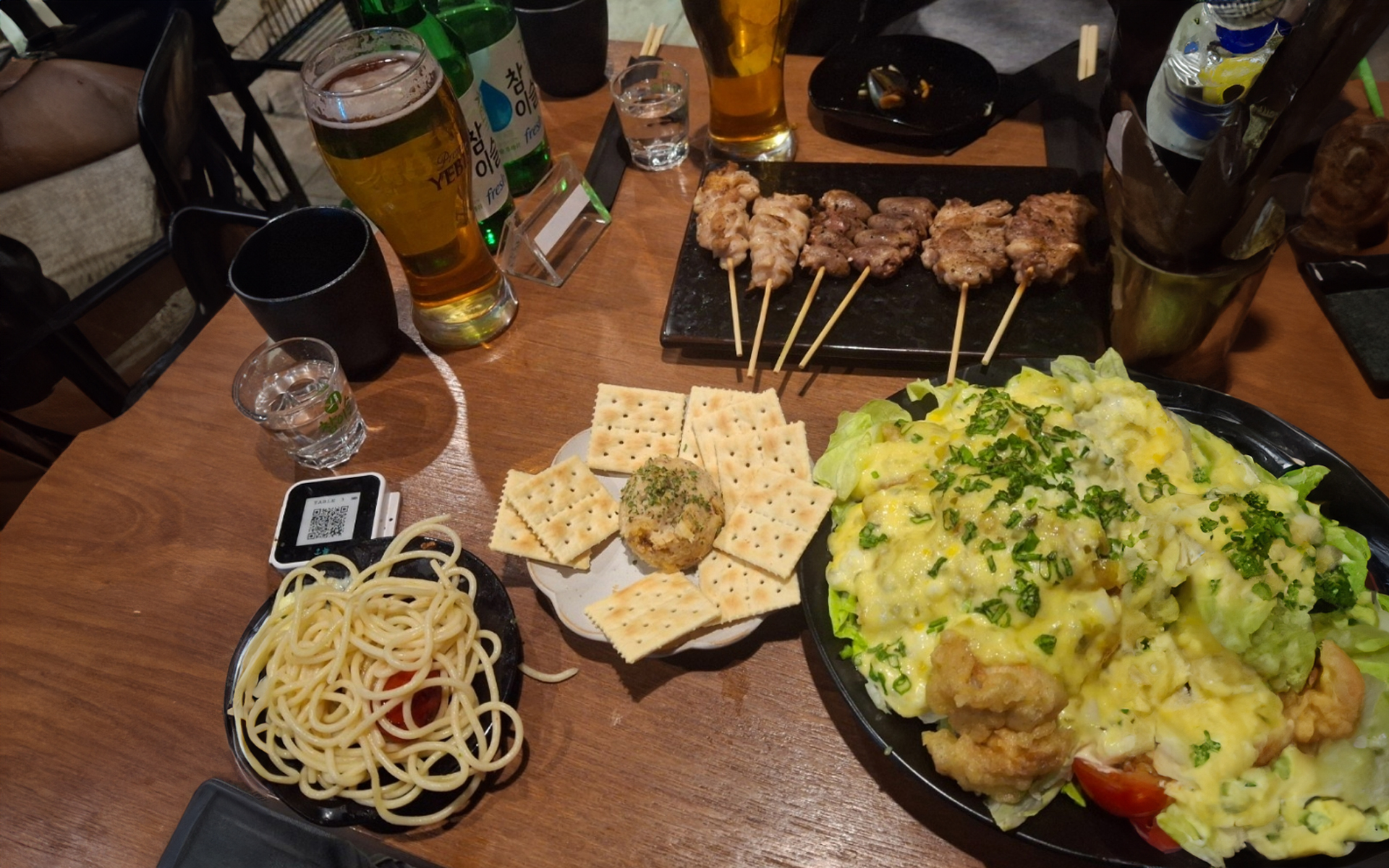 Yakitori Shomon exterior near Mapo Station