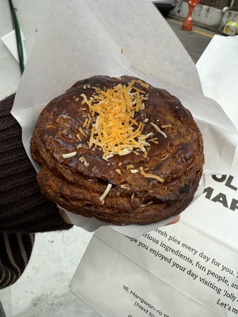 Winter bakery treats and desserts during the Christmas season