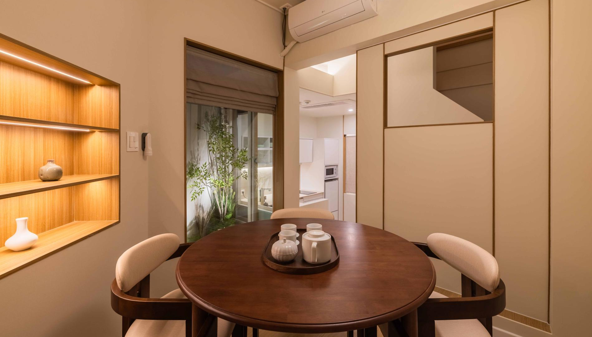 Arrival atmosphere at Stay Yeonsum during a bridal shower gathering