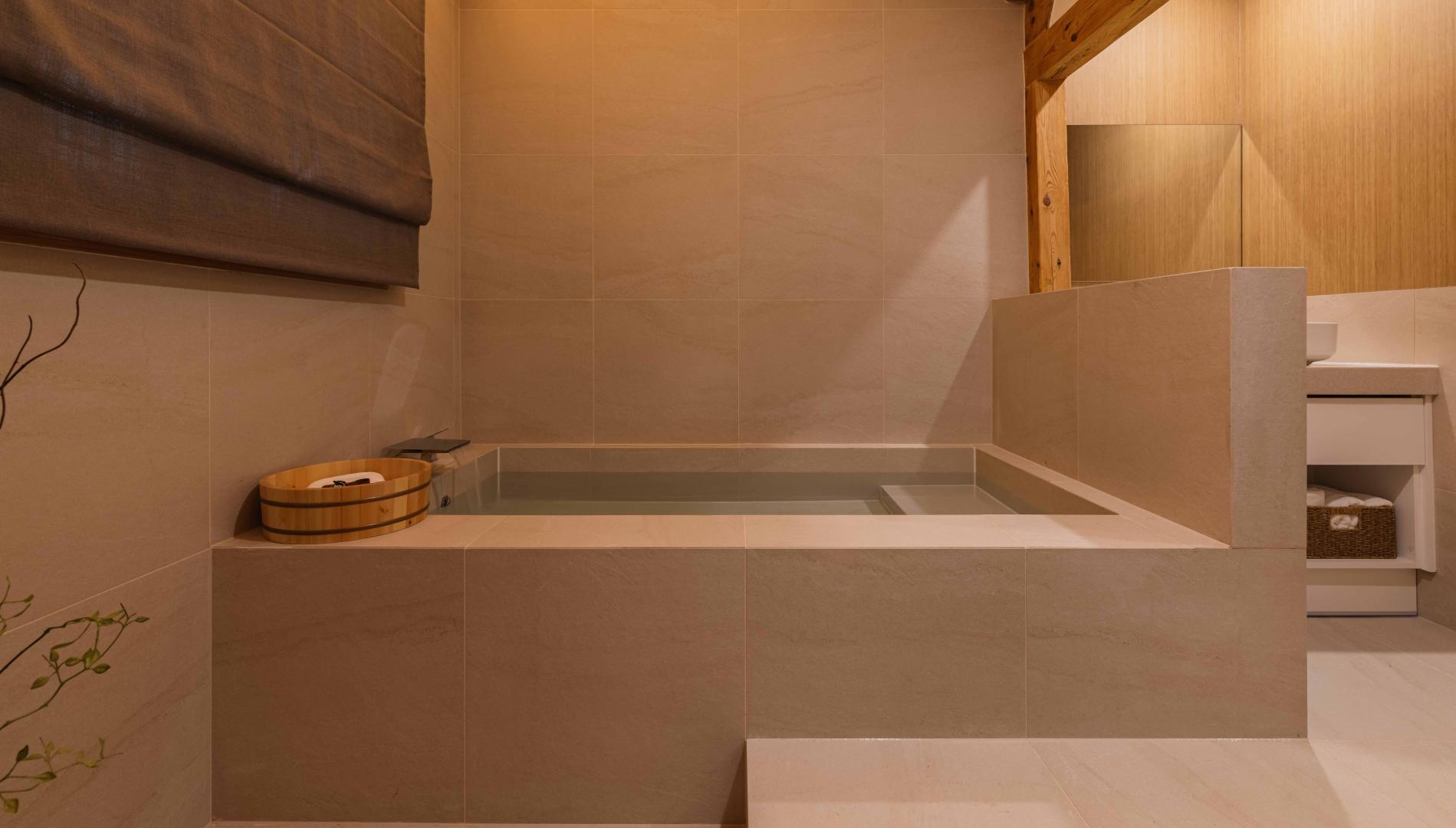 Round table and shared space for conversation at Stay Yeonsum