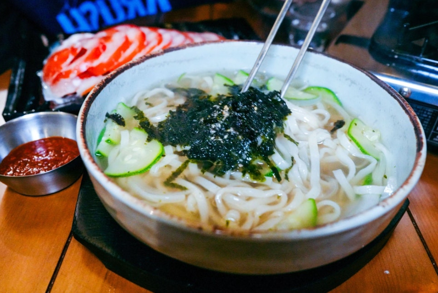 Stevia tomatoes served as a light and refreshing starter dish.